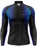Camisa de Pesca Prisma Azul com Proteção UV50+