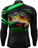 Camisa de Pesca TucunaFish Explosão Verde com Proteção UV50+