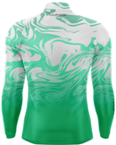 Camisa de Pesca Onda Verde com Proteção UV50+