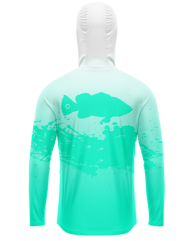 Camisa de Pesca TucunaFish Água Viva com Capuz e Proteção UV50+