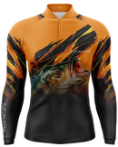 Camisa de Pesca TucunaFish Garra do Predador com Proteção UV50+