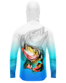 Camisa de Pesca TucunaFish Lenda Viva com Capuz e Proteção UV50+