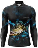 Camisa de Pesca TucunaFish Predador Azul com Proteção UV50+