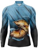 Camisa de Pesca TucunaFish Lâmina Azul com Proteção UV50+