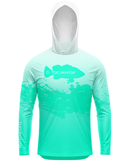 Camisa de Pesca TucunaFish Água Viva com Capuz e Proteção UV50+