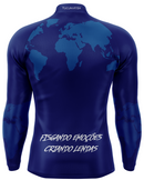 Camisa de Pesca Mundo Azul com Proteção UV50+