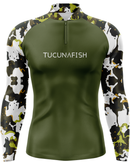 Camisa de Pesca Sniper Verde com Proteção UV50+