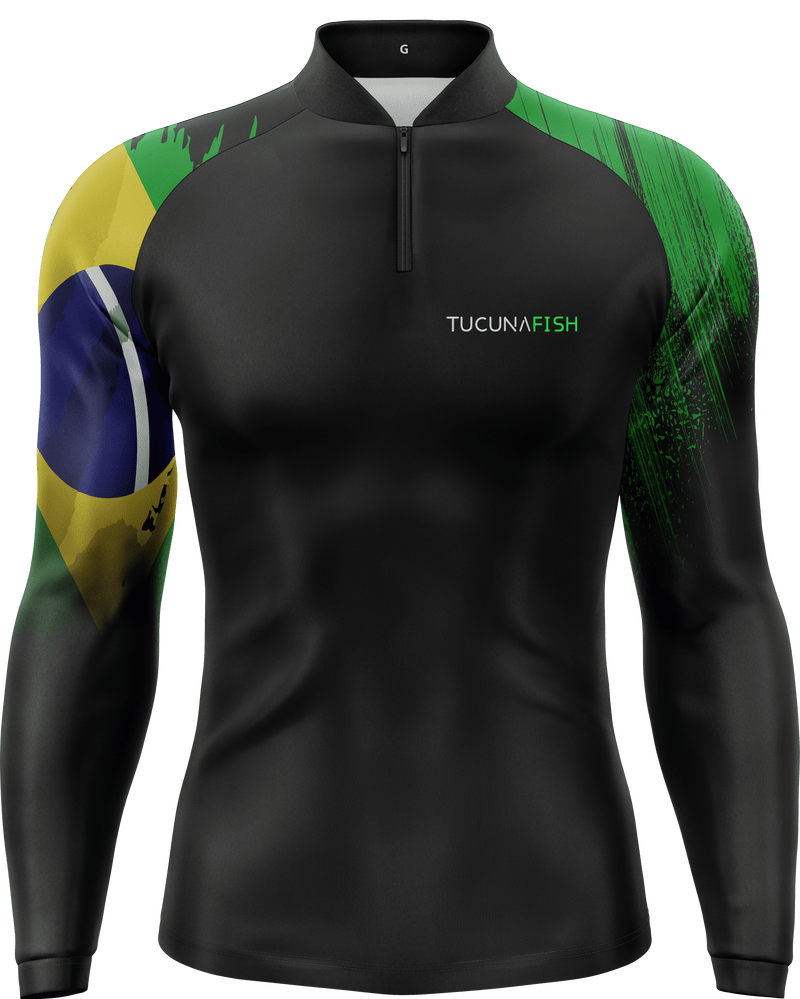 Camisa de Pesca TucunaFish Brasil com Proteção UV50+