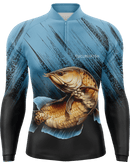 Camisa de Pesca TucunaFish Lâmina Azul com Proteção UV50+