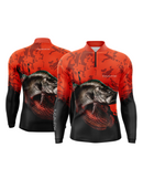Camisa de Pesca TucunaFish Escama de Fogo com Proteção UV50+