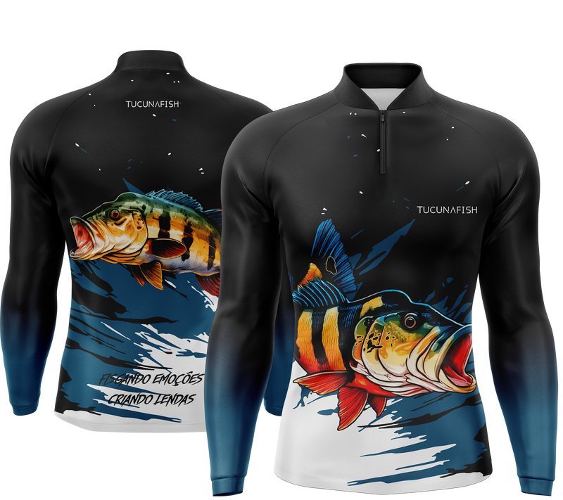 Camisa de Pesca TucunaFish Ataque Tucuna com Proteção UV50+