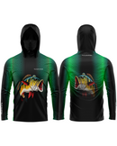 Camisa de Pesca TucunaFish Vortex com Capuz+Bandana e Proteção UV50+