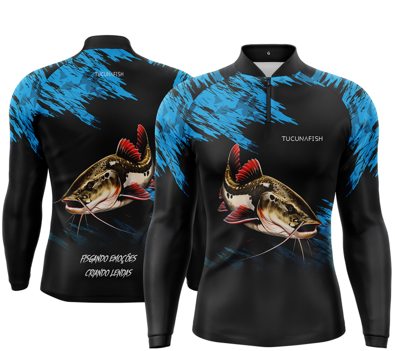 Camisa de Pesca Sombra do Rio com Proteção UV50+