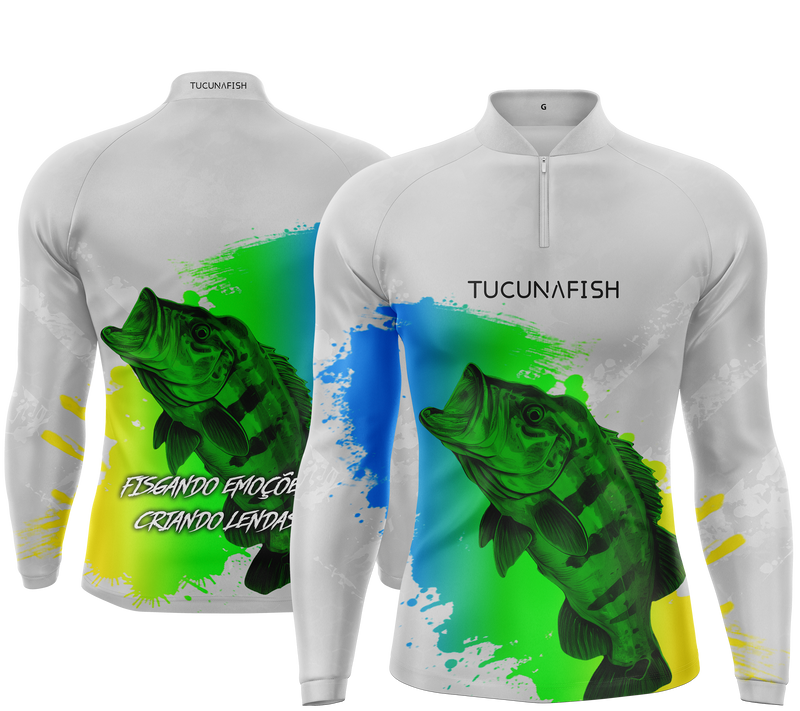 Camisa de Pesca Predador Nacional com Proteção UV50+