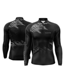 Camisa de Pesca Camuflagem Noturna com Proteção UV50+