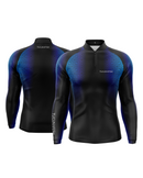 Camisa de Pesca Prisma Azul com Proteção UV50+