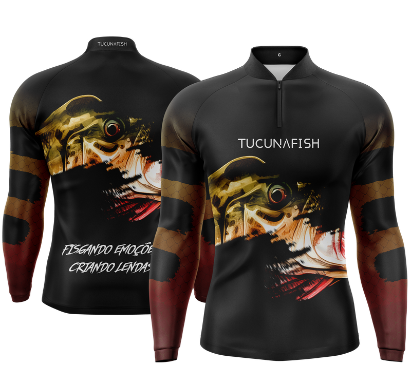 Camisa de Pesca Olho do Predador com Proteção UV50+