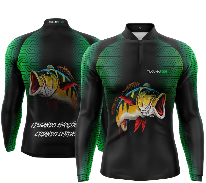 Camisa de Pesca TucunaFish Vortex com Proteção UV50+