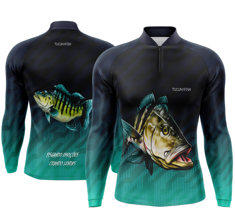 Camisa de Pesca TucunaFish Olhar do Predador com Proteção UV50+