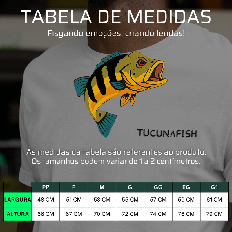 Camiseta de Pesca TucunaFish - Poder na Linha