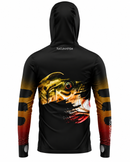 Camisa de Pesca TucunaFish Olho do Predador com Capuz+Bandana e Proteção UV50+