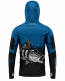 Camisa de Pesca TucunaFish Golpe Fatal com Capuz+Bandana e Proteção UV50+