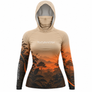 Camisa de Pesca Feminina Savanna com Capuz + Bandana e Proteção UV50+