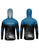 Camisa de Pesca TucunaFish Golpe Fatal com Capuz e Proteção UV50+