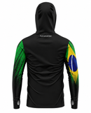 Camisa de Pesca TucunaFish Brasil com Capuz+Bandana e Proteção UV50+