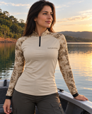 Camisa de Pesca Feminina Cerrado com Proteção UV50+